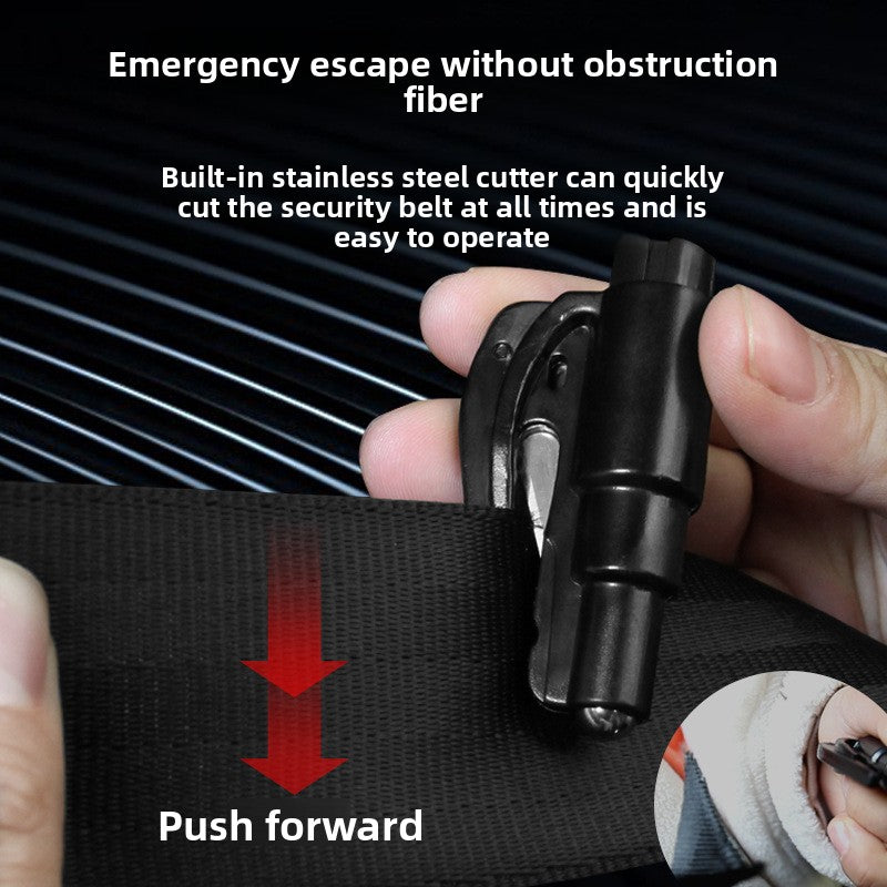 Vehicle-mounted safety hammer, life-saving hammer, keychain, window-breaking hammer