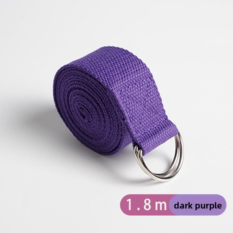 Yoga Stretch Belt Polyester Cotton Beginner Exercise Strap