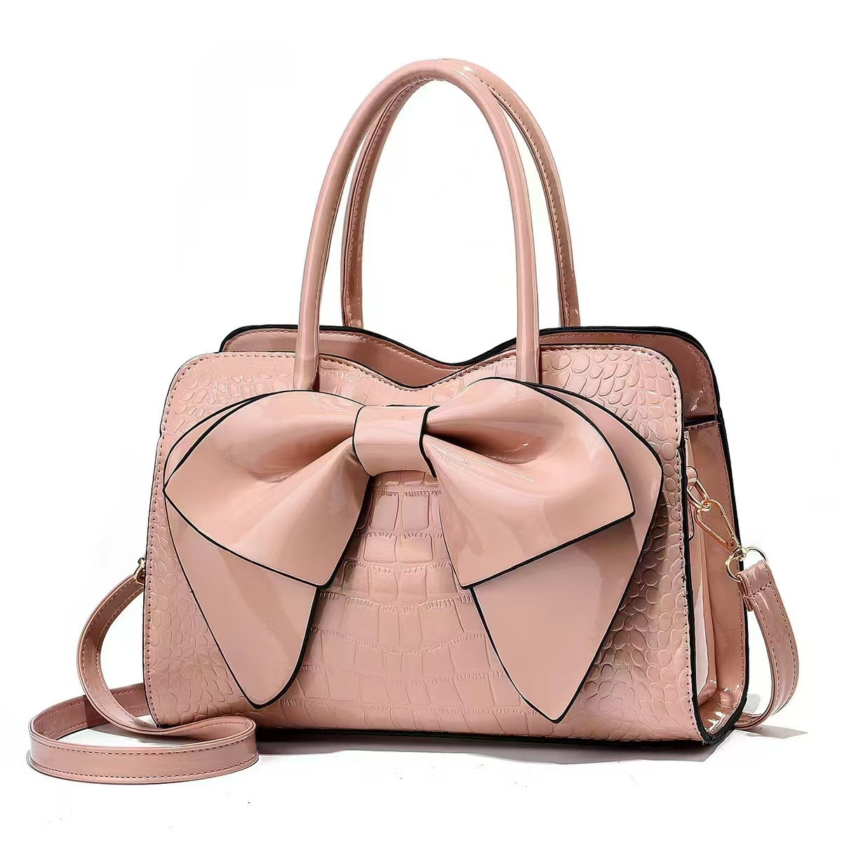 Bow Detail PU Handbag