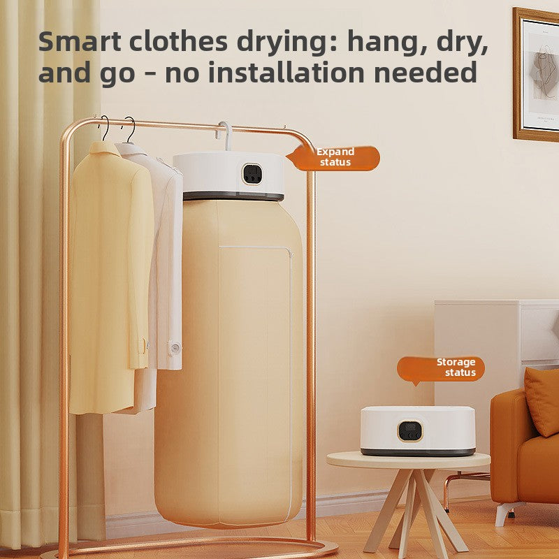 Foldable Clothes Dryer with Disinfection Function
