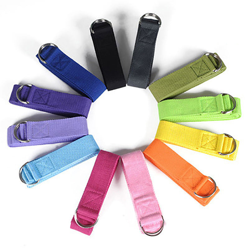 Yoga Stretch Belt Polyester Cotton Beginner Exercise Strap