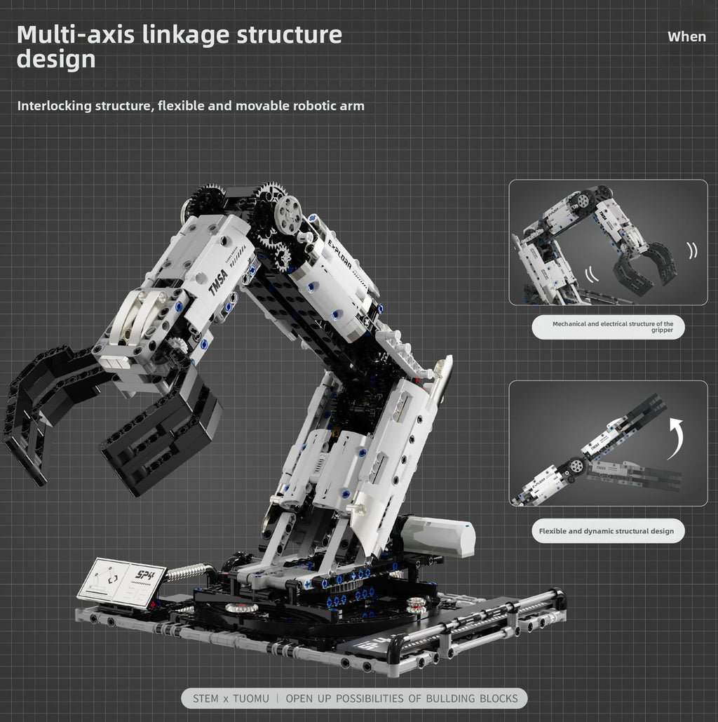 Programmable Robotic Arm Building Blocks