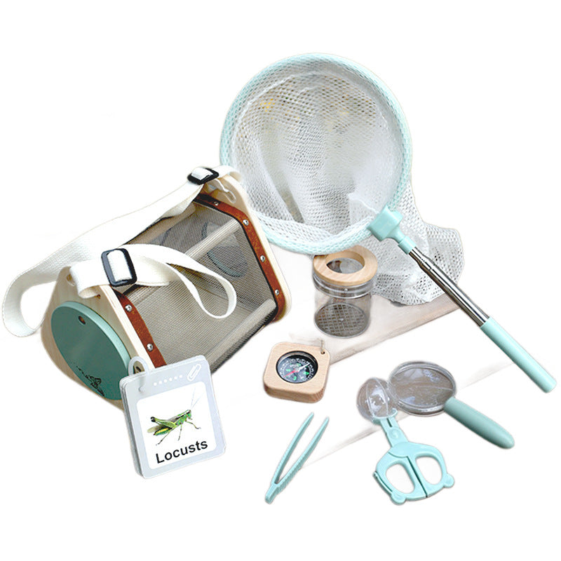Childrens Wooden Insect Catching Observation Set