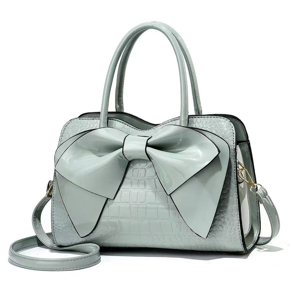 Bow Detail PU Handbag