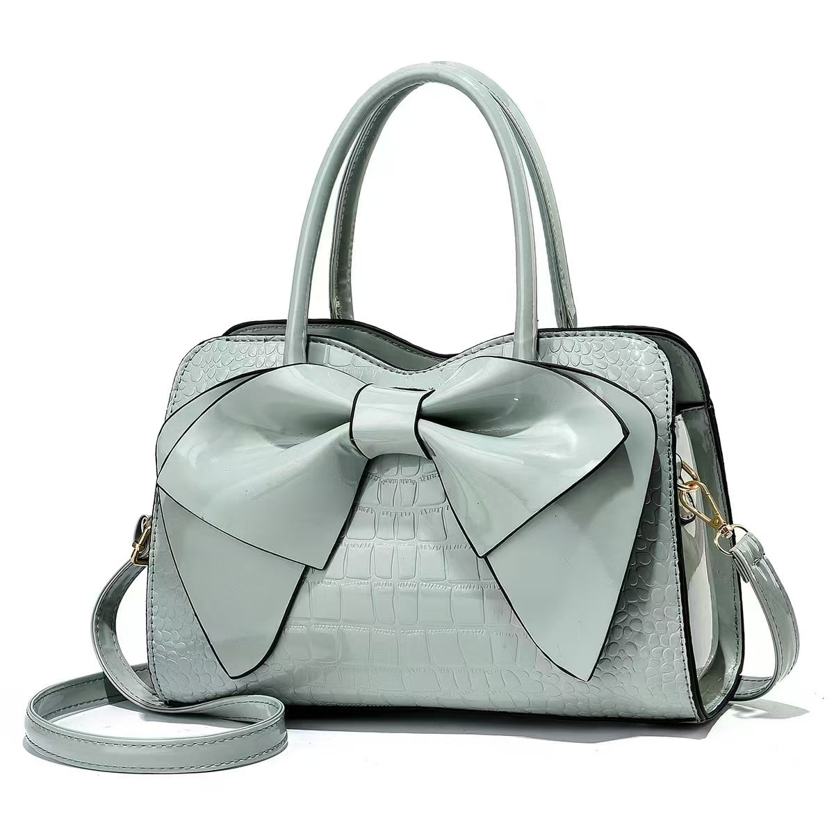 Bow Detail PU Handbag