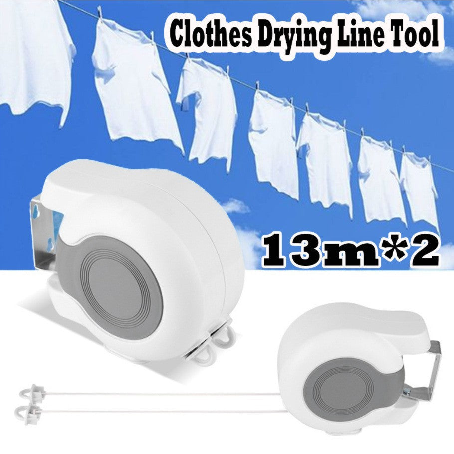 Retractable Dual Line Clothes Dryer