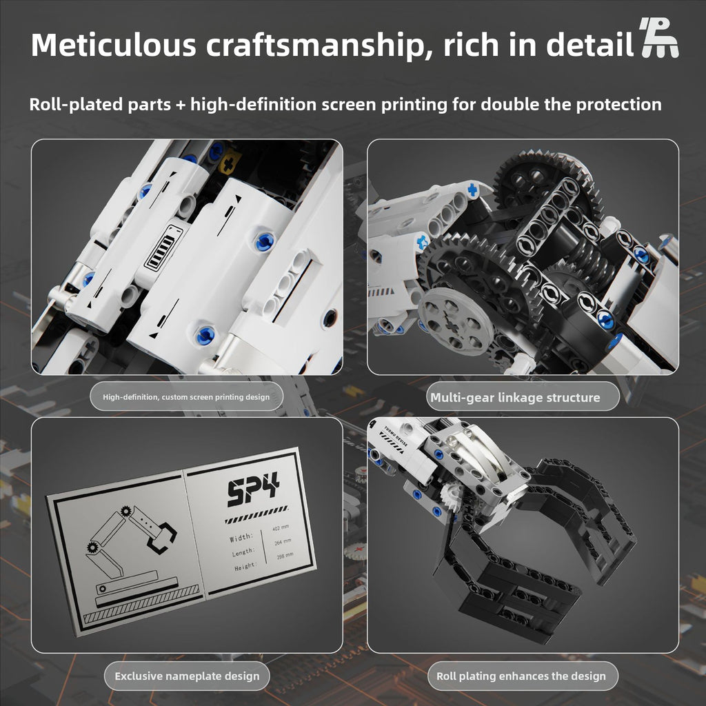 Programmable Robotic Arm Building Blocks