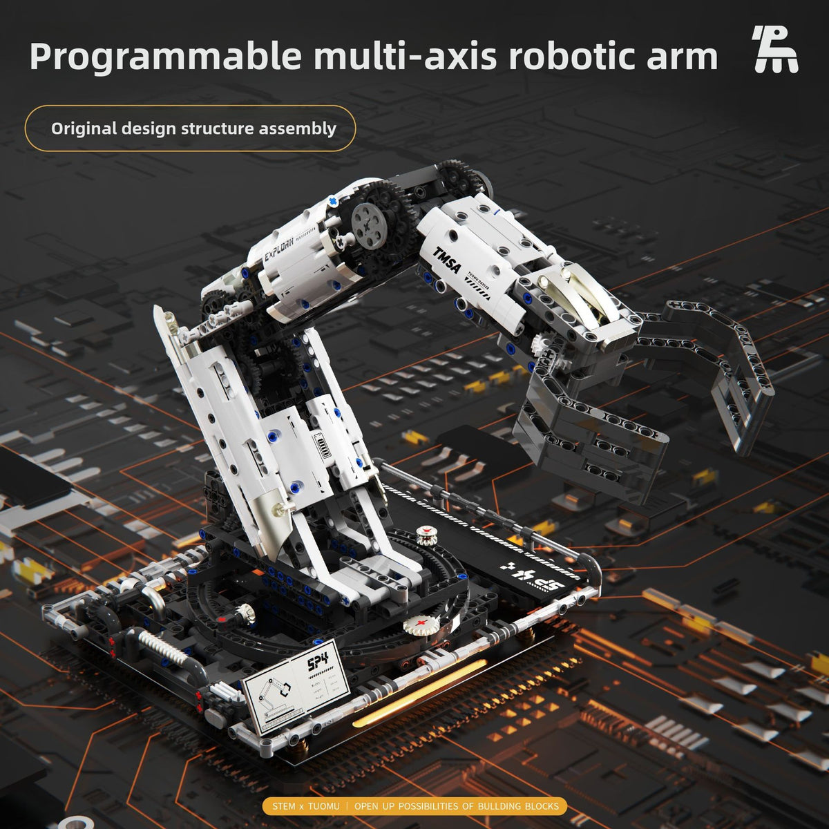 Programmable Robotic Arm Building Blocks